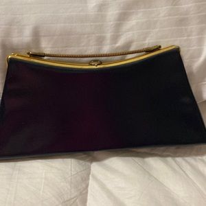 Vintage purse Black 5 “x 22”